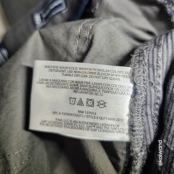 Gap Women's Relaxed Girlfriend Cuffed Twill Pant Size 8 - Picture 13 of 17